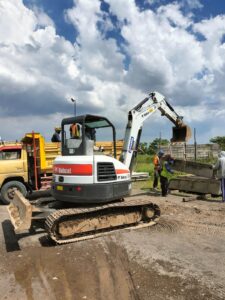 Mini Excavator PC45 Sheet Wall